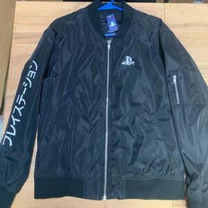 Sony PlayStation Black Bomber Jacket